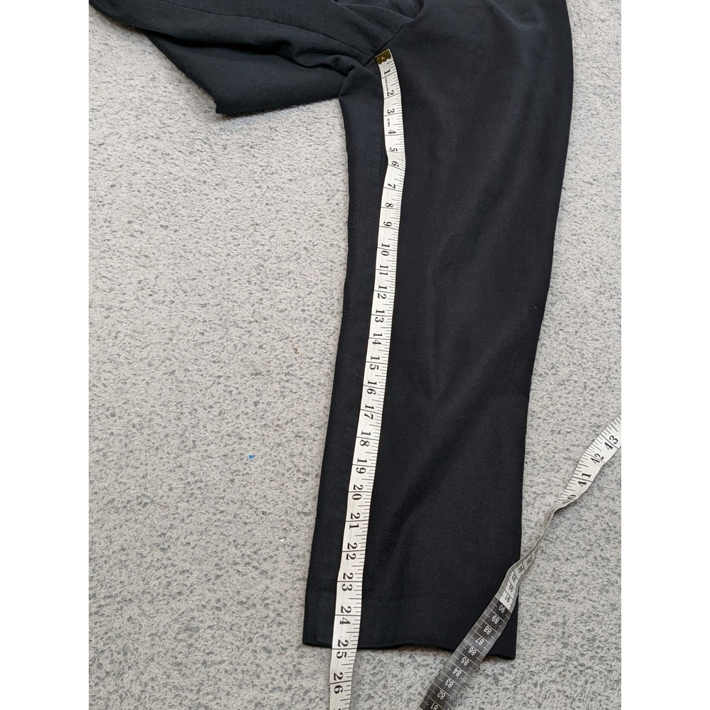 Ann Taylor Factory Size 8 32x25 Black Career Dress Pants Stretch EUC - Picture 8 of 10